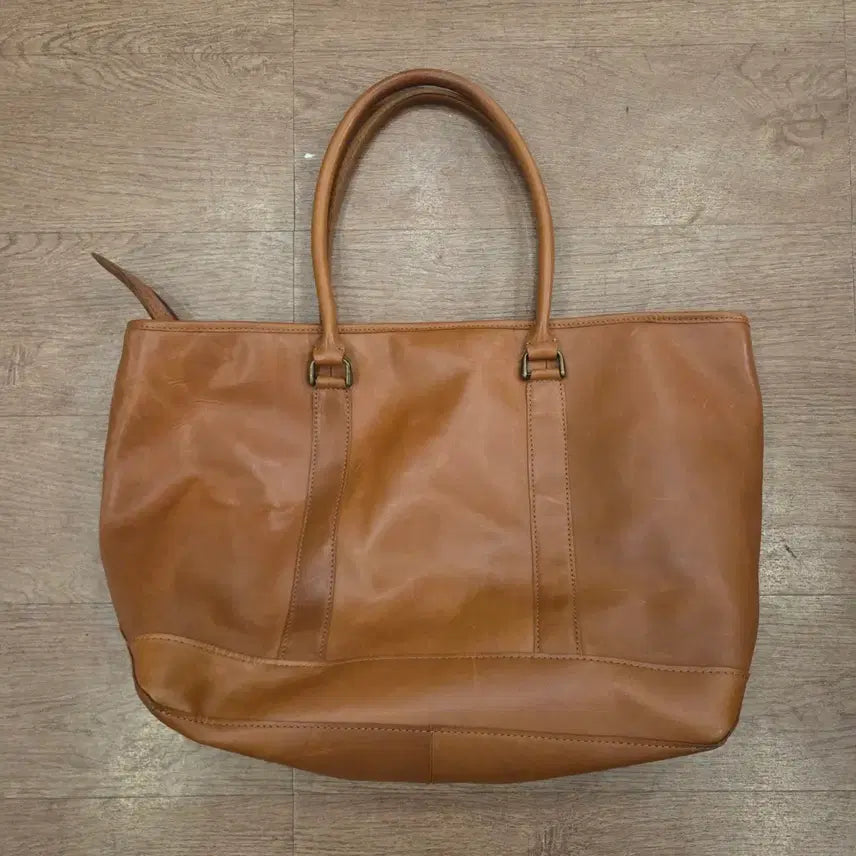 [BUNJANG] L.L.Bean Leather Tote Bag Field & Town / 엘엘빈 레더 토트백 필드앤타운