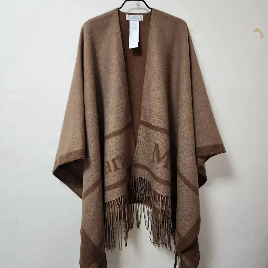 [BUNJANG] Max Mara Authentic Cape Shawl Brown / (정품)막스마라 케이프 숄 브라운