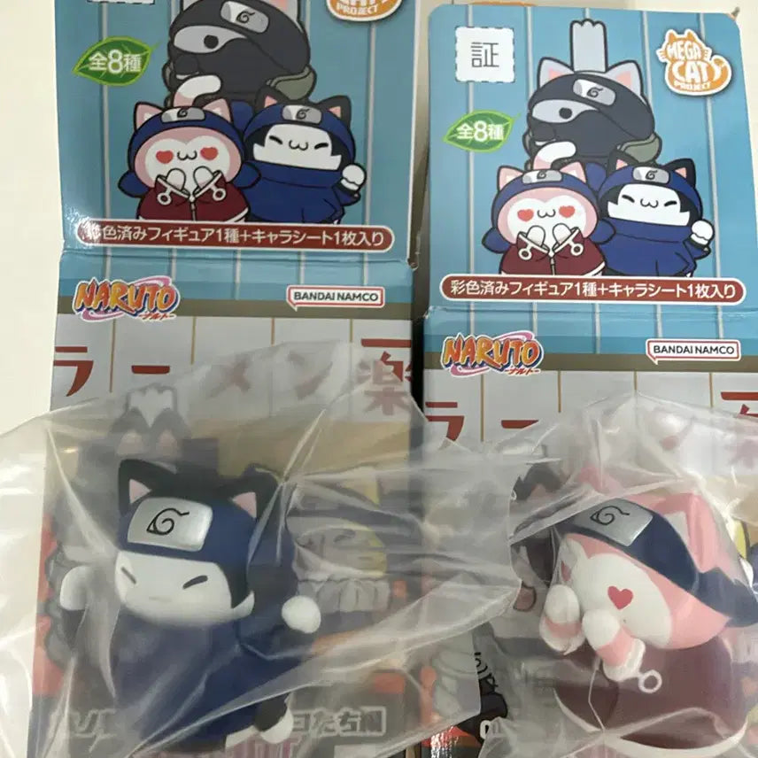 [BUNJANG] Naruto Sasuke Sakura Megacats Bundle Set / 나루토 사스케 사쿠라 메가캣 일괄