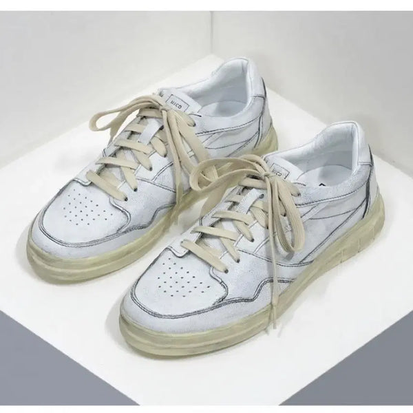 [BUNJANG] TRACE White Sneakers - Size 42 / 화이트 스니커즈 사이즈 42. 댄스화