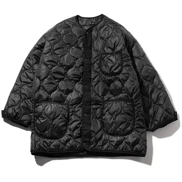[BUNJANG] Reversible Stitch Quilting Jacket Black / 리버시블 스티치 퀼팅 자켓 블랙