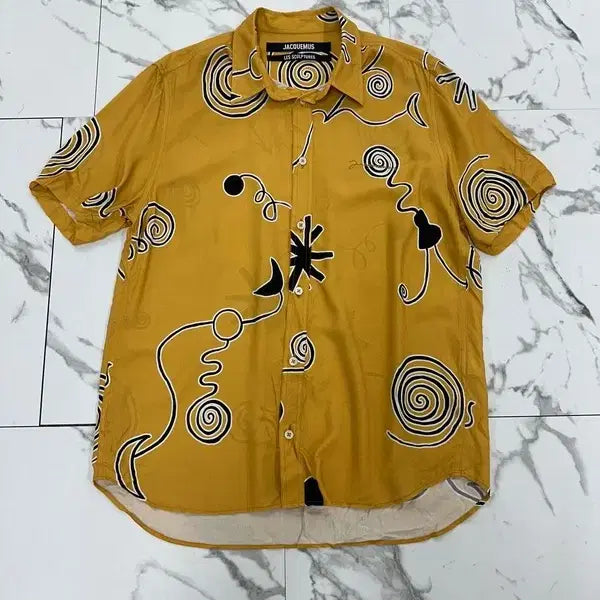 [BUNJANG] Jacquemus Pattern Hawaiian Short Sleeve Shirt / 자크뮈스 패턴 하와이안 반팔 셔츠
