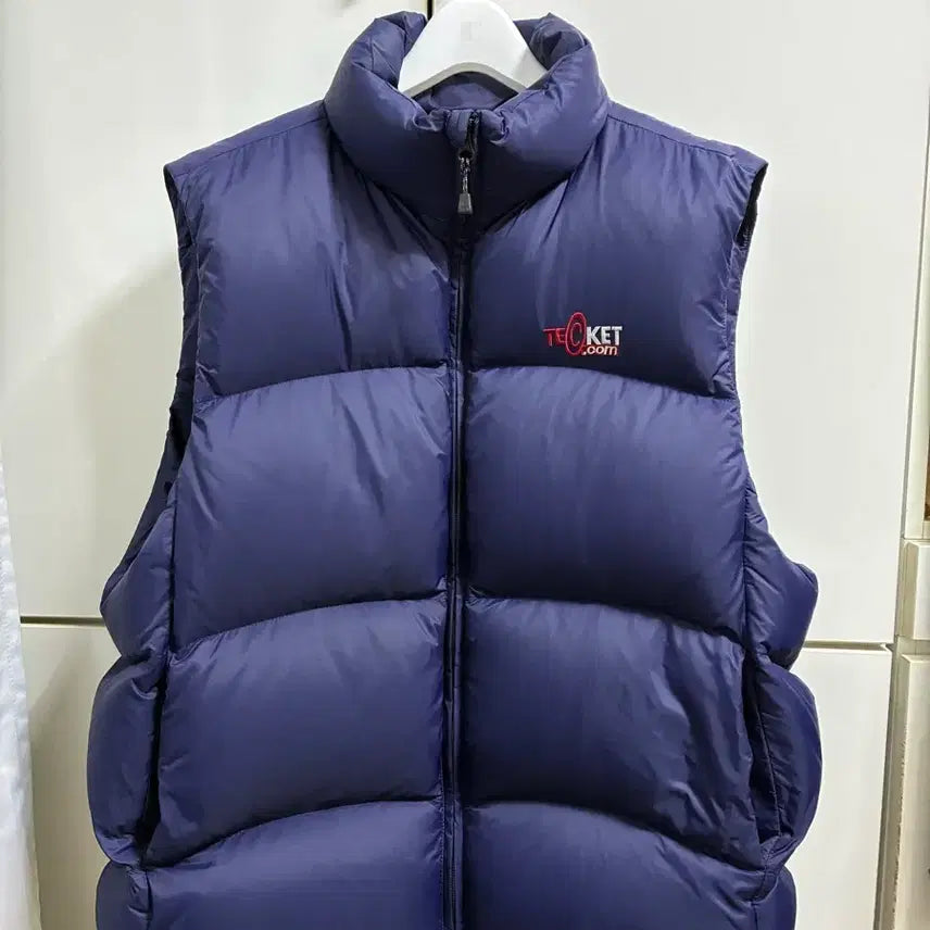 [BUNJANG] Waterproof Down Vest Navy L / 티켓 조끼 네이비