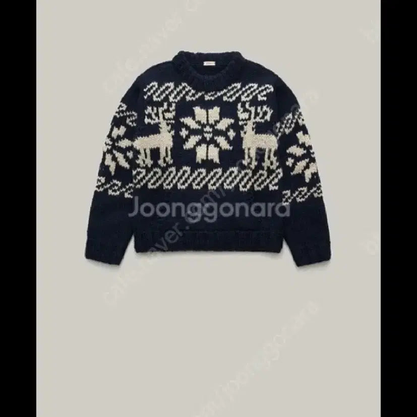 [BUNJANG] Shop M Nordic Sweater / (새상품 정가:24만원) 샵엠 노르딕 스웨터