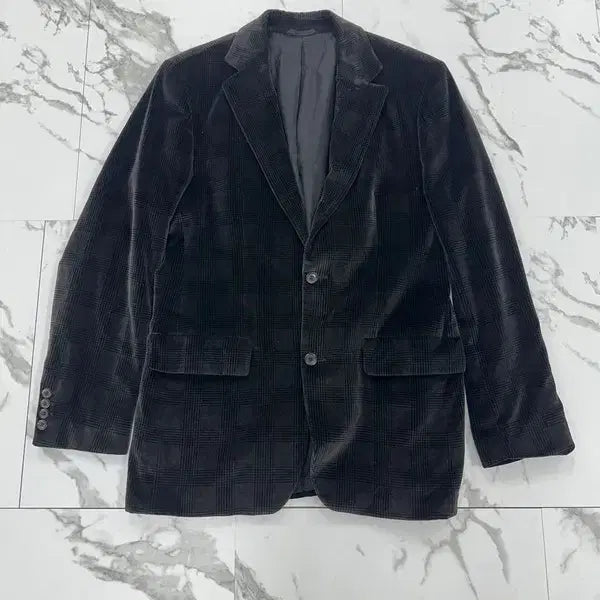 [BUNJANG] Hugo Boss Velvet Check Blazer / 휴고보스 벨벳 체크 블레이저