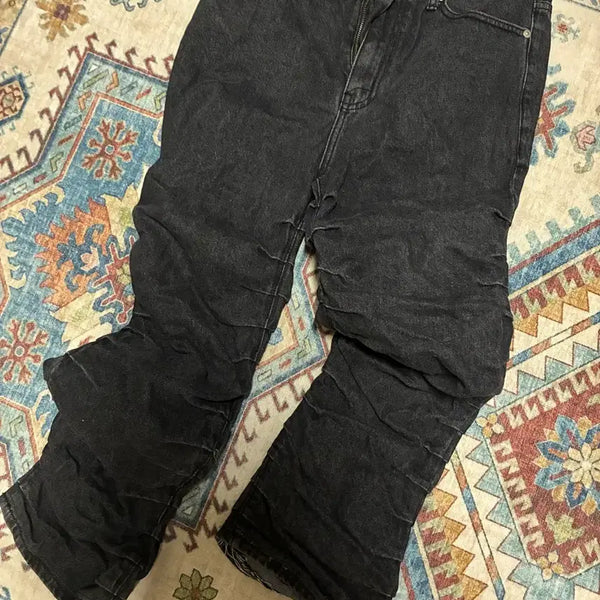 [BUNJANG] NOMANUAL Black Denim Pants (M) / 노매뉴얼 데님팬츠 M