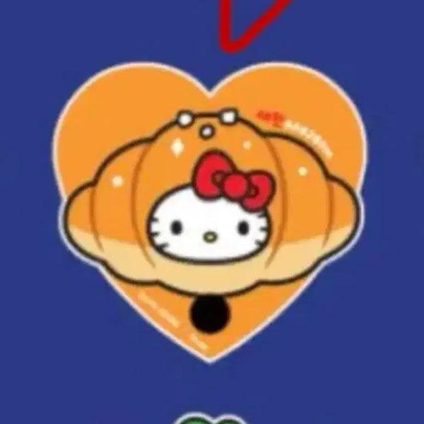 [BUNJANG] Olive Young Hello Kitty Salt Bread Fan / 올리브영 헬로키티 대전 소금빵 부채
