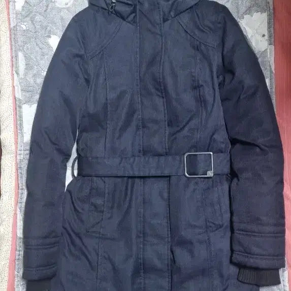 [BUNJANG] Nobis Astrid Long Padding Navy / 노비스 아스트리드 롱 패딩 네이비