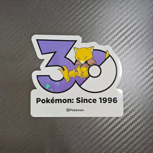 [BUNJANG] Pokemon 30th Anniversary Casey Sticker / 포켓몬스터 30주년 스티커 케이시