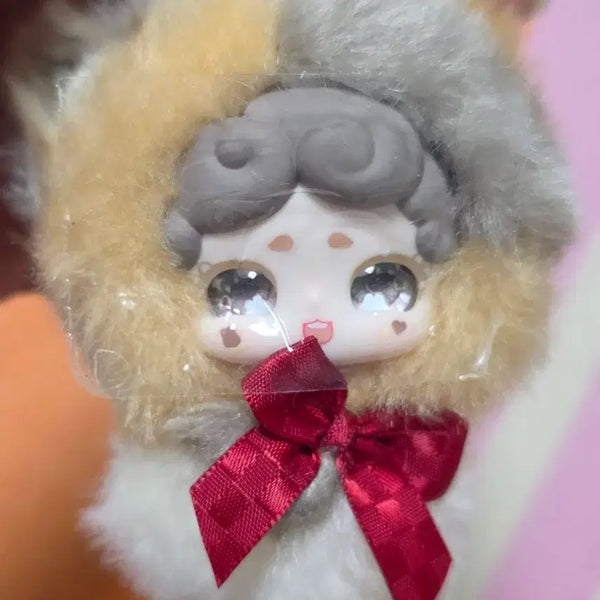 [BUNJANG] Bamtooki Mini Hug Three-Color Chic Three Cats / 밤토끼 미니 허그 삼색 시크 삼냥이