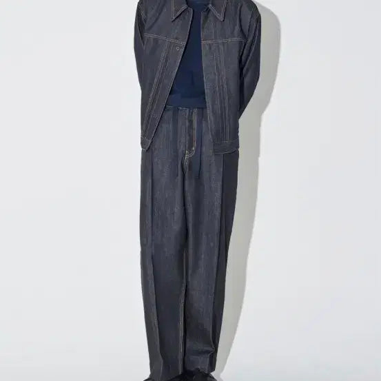 [BUNJANG] Nonblank Selvedge Denim Wide Pants / 넌블랭크 셀비지 데님 (데님 셋업 판매중)