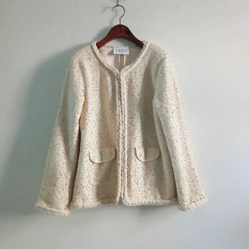 [BUNJANG] Claudie Pierlot Glitter Tweed Jacket / 끌로디피에로 글리터 트위드 자켓