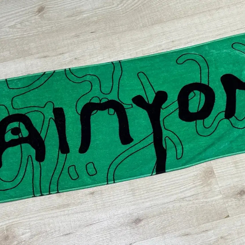 [BUNJANG] Aimyon Tour Slogan Towel Dolphina Apartment / 아이묭 내한 슬로건 타올 돌핀아파트