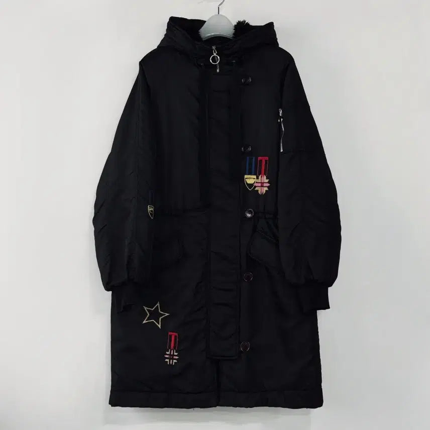 [BUNJANG] TheEditur Patchwork Quilting Parka Coat / 디에디터 패치 워크 퀼팅 파카 코트