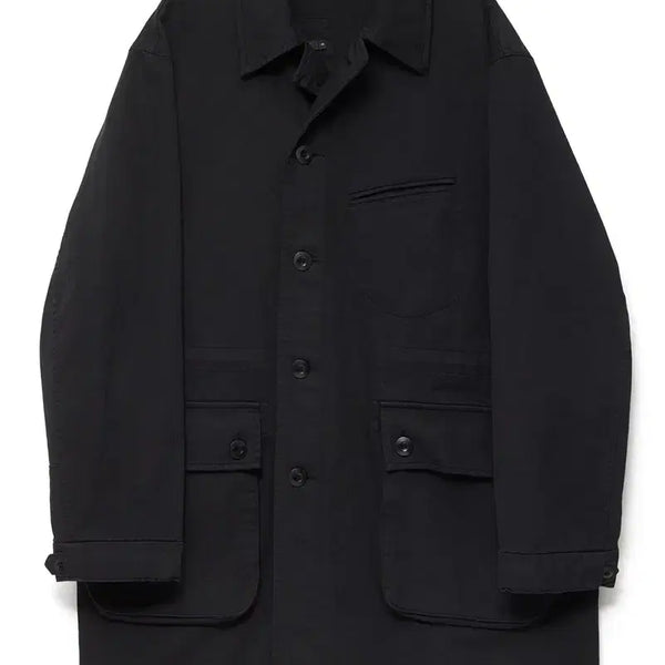 [BUNJANG] Hatching Room Mil-Coat Black / (4) 해칭룸 밀코트 블랙