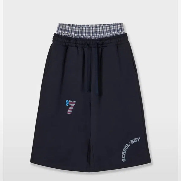 [BUNJANG] AEAE Layered Bermuda Sweatpants / aeae 에이이에이이 레이어드 버뮤다 스웻팬츠