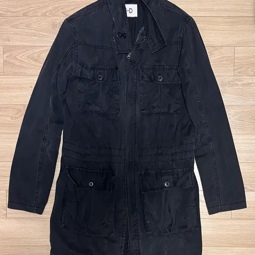 [BUNJANG] Washed Black Field Jacket / 야상 필드자켓 워시드 블랙