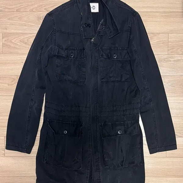 [BUNJANG] Washed Black Field Jacket / 야상 필드자켓 워시드 블랙