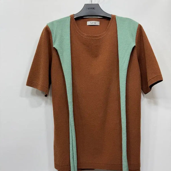 [BUNJANG] SJSJ Short Sleeve Knit / F) SJSJ 반팔 니트