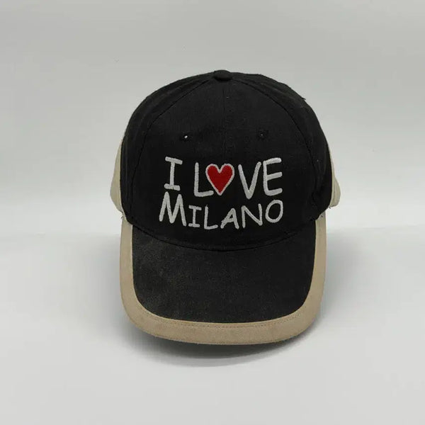 [BUNJANG] Vintage Milano Ball Cap Hat / [F] 빈티지 밀라노 볼캡 모자