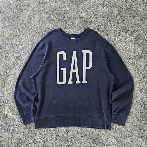 [BUNJANG] GAP Navy Logo Sweatshirt / GAP 맨투맨