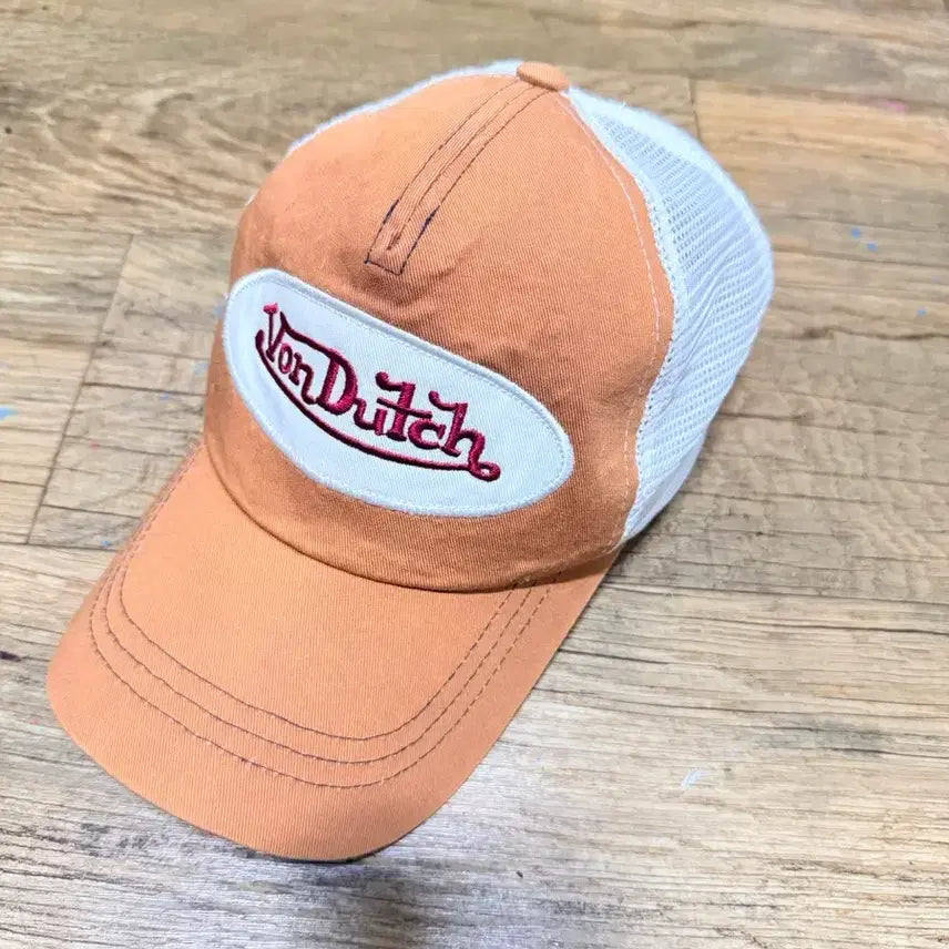 [BUNJANG] BONDI-CHI Orange Mesh Ball Cap / 본디치 캡 모자 오렌지