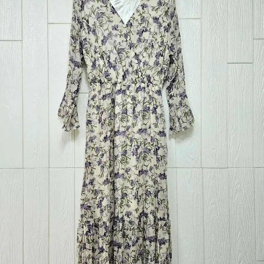 [BUNJANG] Chiffon Shirred Dress / 쭈그리쉬폰원피스