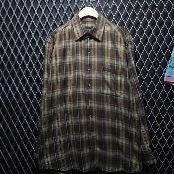 [BUNJANG] Valentino Check Shirt / 발렌티노 체크셔츠 95