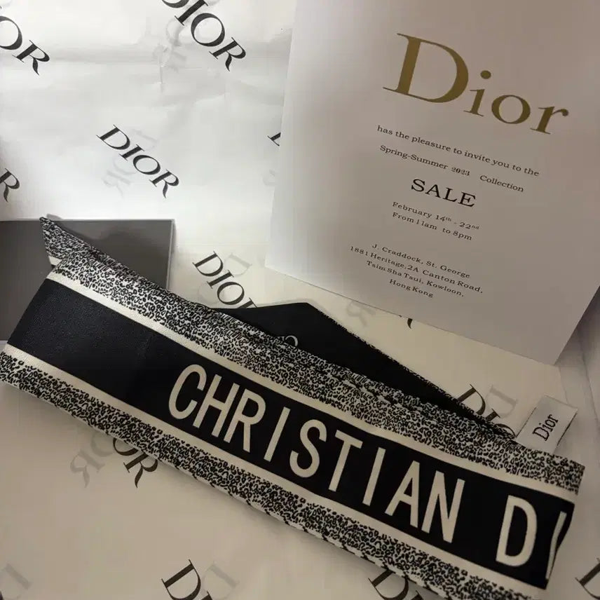 [BUNJANG] Dior Montaigne Mitzah Scarf / 디올 몽테인 미차 스카프