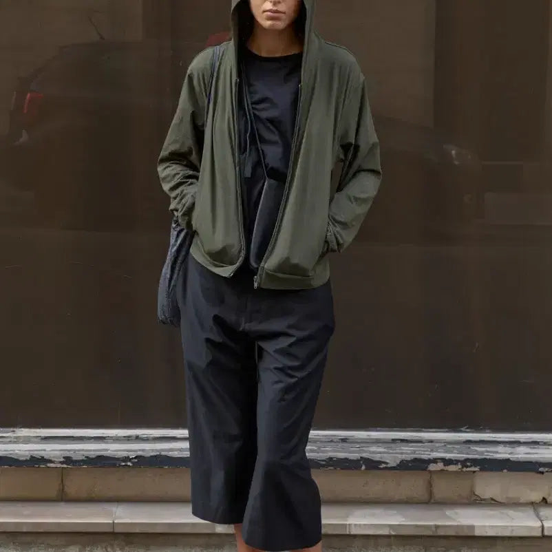 [BUNJANG] Mudule Lounge Zip Hoodie Olive / mudule lounge hoodie zip olive