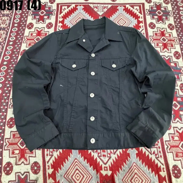 [BUNJANG] Black Denim Jacket 0917 / 블랙 데님 자켓 0917
