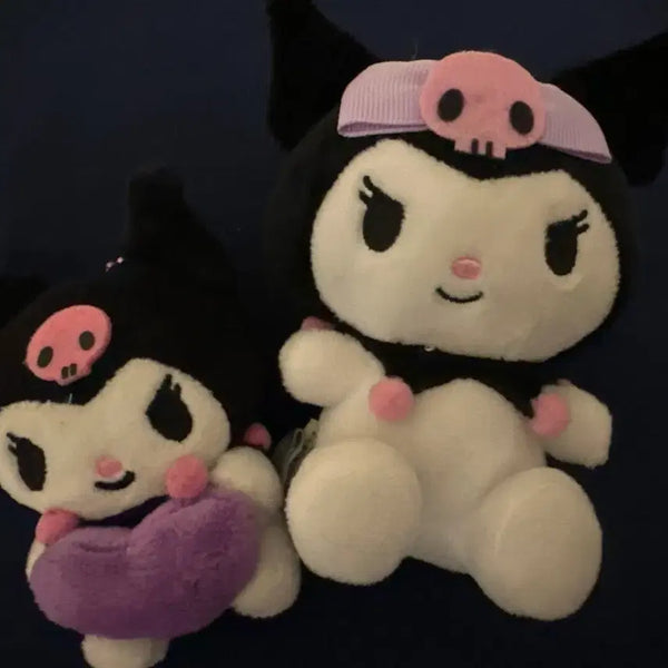 [BUNJANG] Kuromi Bundle Set Two Official Mascot Keychains / 쿠로미 일괄