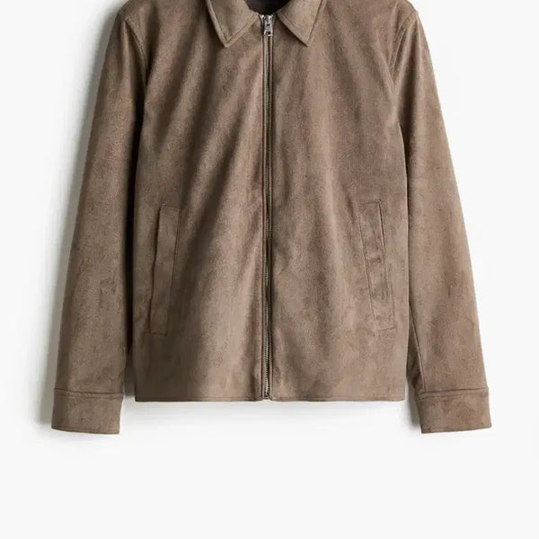 [BUNJANG] H&M Regular Fit Suede Jacket Camel 2XL / H&M 레귤러핏 스웨이드 자켓 카멜 2xl