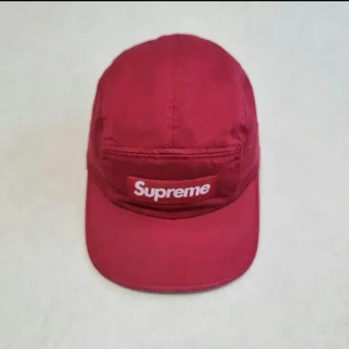 [BUNJANG] Supreme Washed Chino Twill Camp Cap Red / (OS)슈프림 워시드 치노 트윌 캠프캡 레드