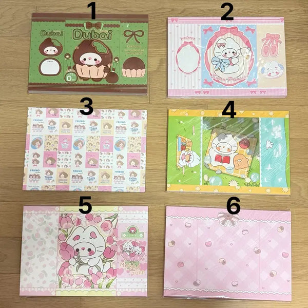 [BUNJANG] Mokko Vivi B5 Wrapping Paper Set / |B5 랩핑지| 포용 포용계 포장용품 다꾸 랩핑지 랩지 개별판매 모꼬 비비님 b5 사이즈