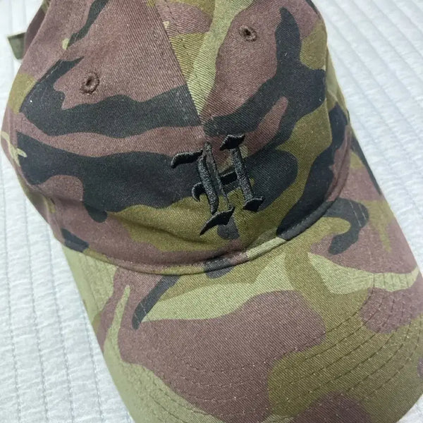 [BUNJANG] HEVERETT Camouflage Ball Cap Black / 헤베렛 카모플라쥬 볼캡 블랙