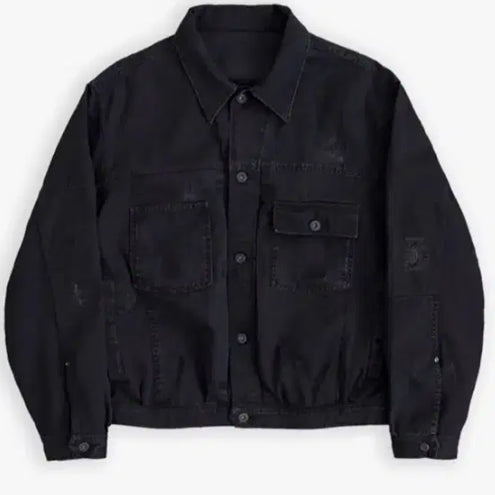 [BUNJANG] Polyteluer Sashiko Trucker Jacket / [4] 폴리테루 사시코 트러커 자켓