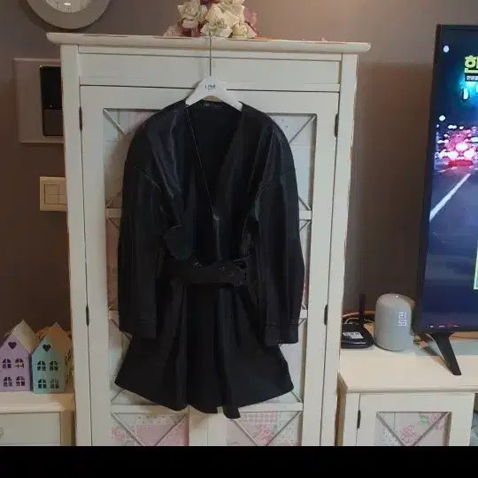[BUNJANG] Zara Leather Jacket / 자라 레더원피스 레더자켓 레더셔켓/55