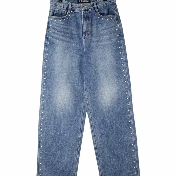 [BUNJANG] Polysooem Stud Denim Pants / Polysooem 스터드 데님 팬츠