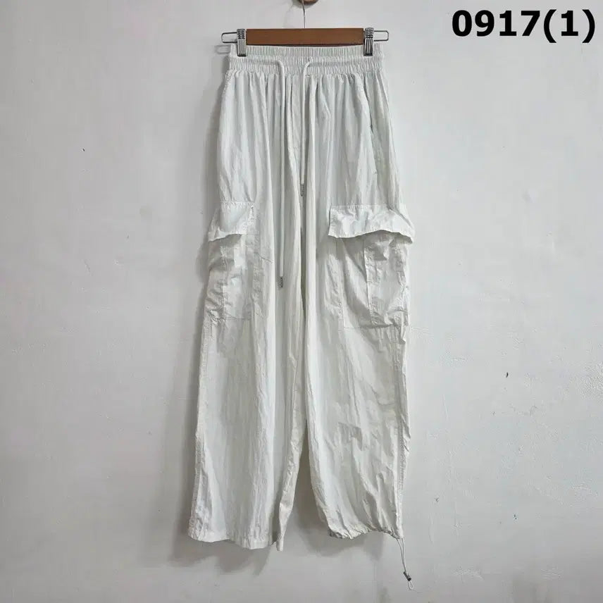 [BUNJANG] Gogosing Cargo Pants White XL / 고고싱 카고 바지 화이트 XL