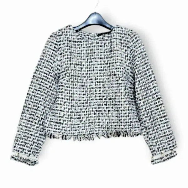 [BUNJANG] Zara Tweed Blouse Women's Small / 55 새상품 자라 트위드 블라우스 여성 여자 정장 티셔츠 스몰 새제품
