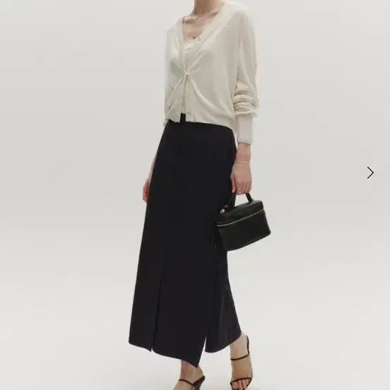 [BUNJANG] Sie Amila Slit Skirt Long Navy M / 시에 sie 아밀라 슬릿 스커트 롱 m