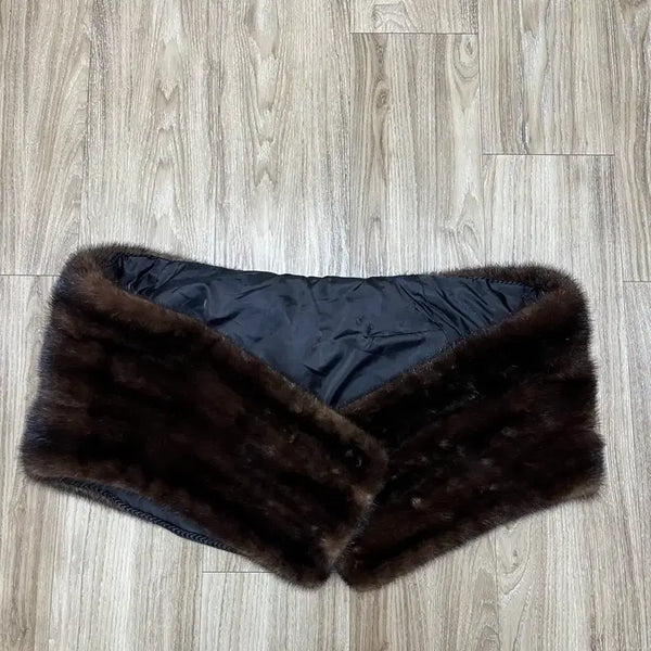 [BUNJANG] Alaska Mink Fur Shawl / Alaska Mink 밍크 숄