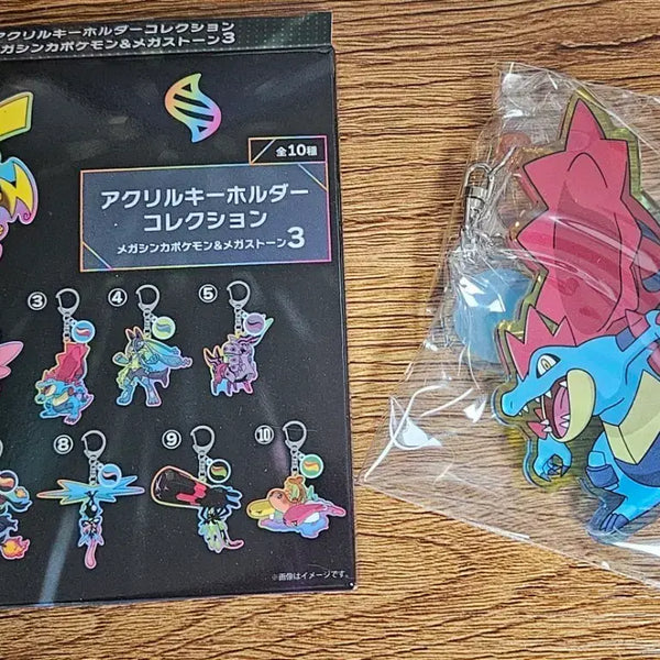 [BUNJANG] Pokemon Mega Evolution Feraligatr Acrylic Keychain / 포켓몬 메가진화 아크릴 키링(장크로다일)