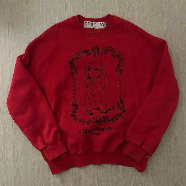 [BUNJANG] YY Crewneck Sweatshirt / open yy 맨투맨