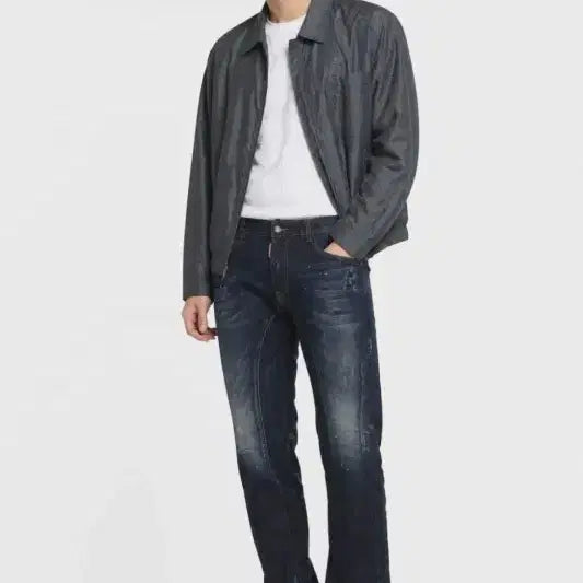 [BUNJANG] Dsquared2 Dark Wash Denim Pants / 남32-33/디스퀘어드2 다크 데님 워싱 팬츠