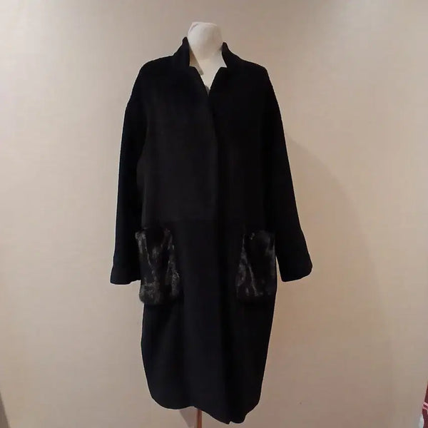 [BUNJANG] Shoma Alpaca Wool Coat with Mink Pockets / 26-9 쇼마  알파카울 코트 밍크주머니자켓88