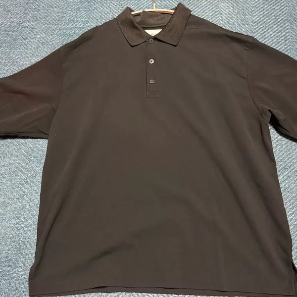 [BUNJANG] Solid Homme Short Sleeve Polo Shirt Black / 솔리드옴므 반팔 카라티 50 블랙