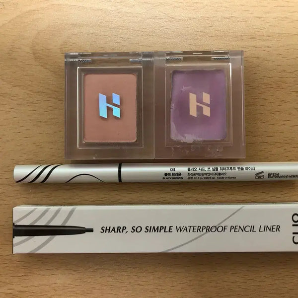 [BUNJANG] CLIO Sharp So Simple & Holika Holika Top-Ranked Shadow & Concealer Bundle / 클리오 샤프쏘심플, 홀리카홀리카 1위 섀도우, 컨실러 일괄 팝니다.