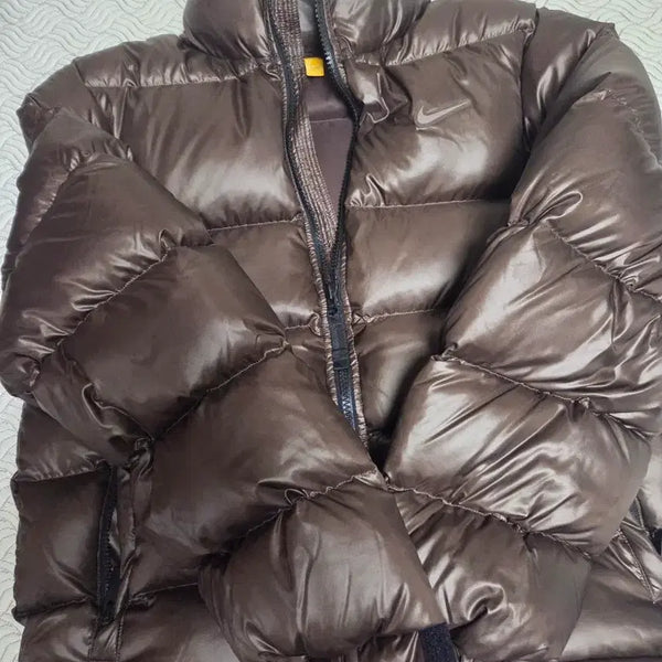 [BUNJANG] Nike Padded Jacket Brown / 녹타 나이키 패딩 브라운